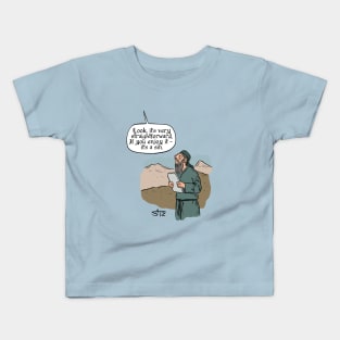 Funny sin cartoon Kids T-Shirt